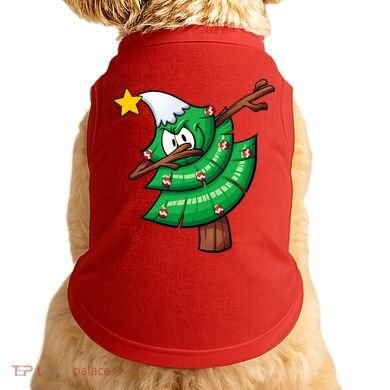 Dabbing Christmas Tree Doggie Tank