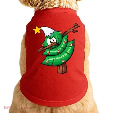 Dabbing Christmas Tree Doggie Tank
