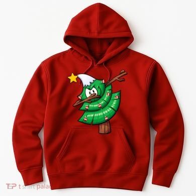 Dabbing Christmas Tree Hoodie