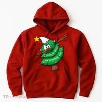 Dabbing Christmas Tree Hoodie thumb 0