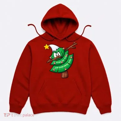 Dabbing Christmas Tree Hoodie