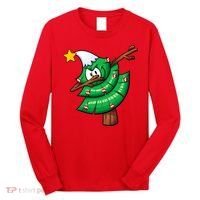 Dabbing Christmas Tree Long Sleeve Shirt thumb 0