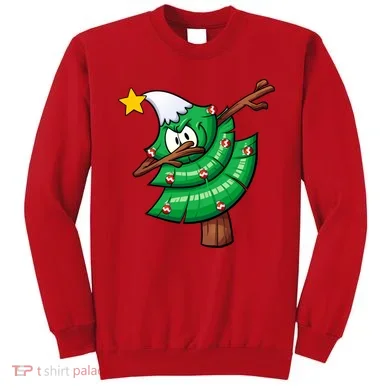 Dabbing Christmas Tree Sweatshirt