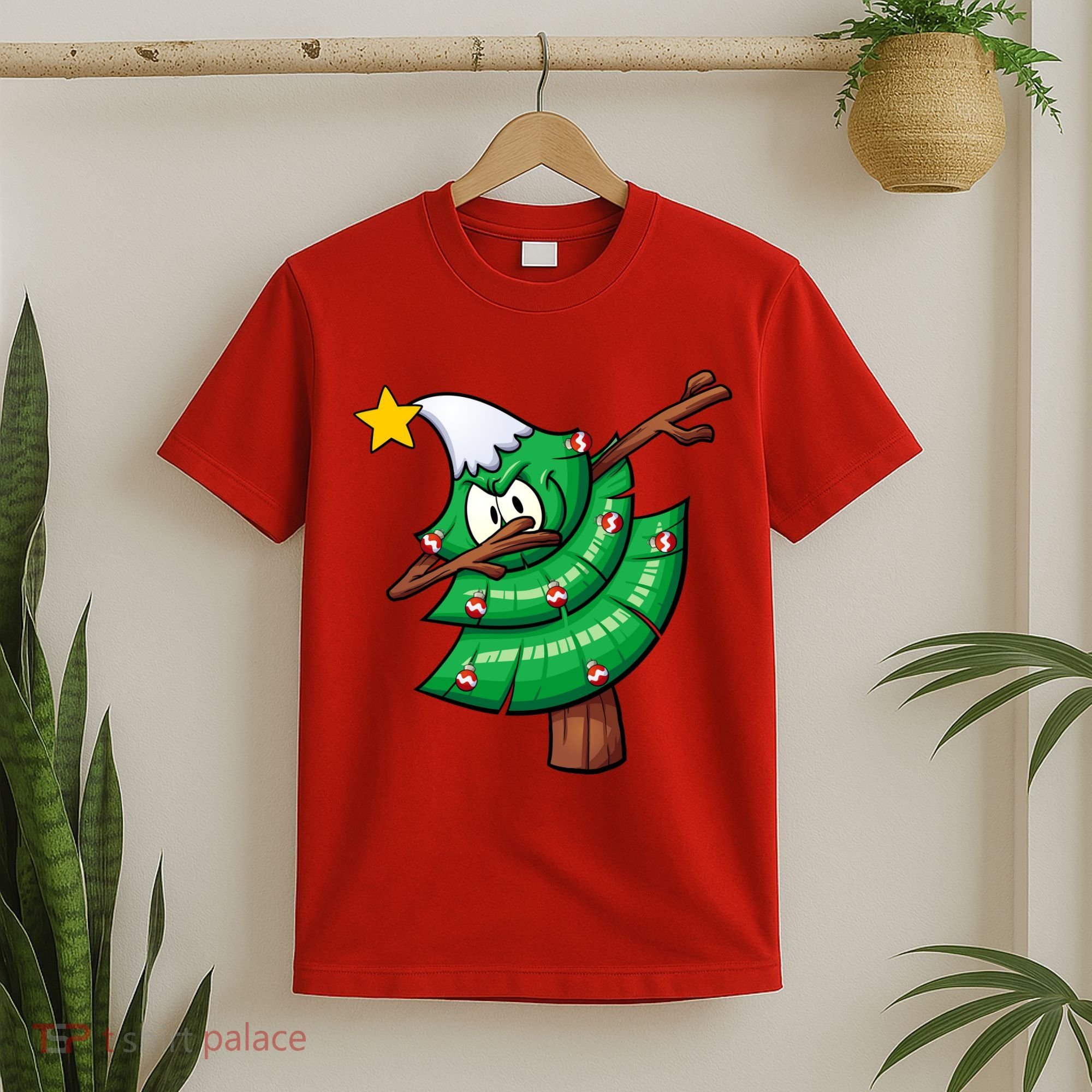 Dabbing Christmas Tree T-Shirt
