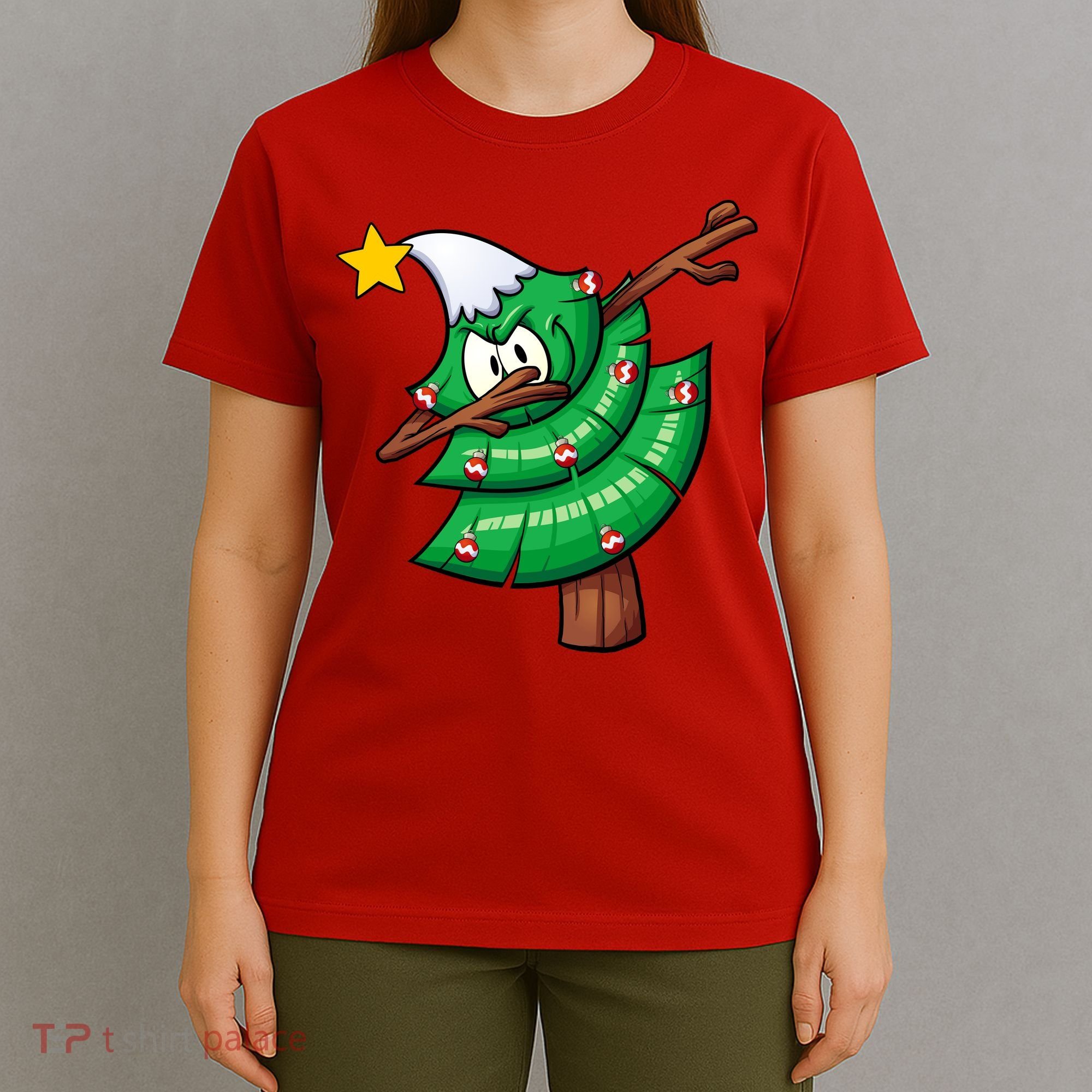 Dabbing Christmas Tree T-Shirt