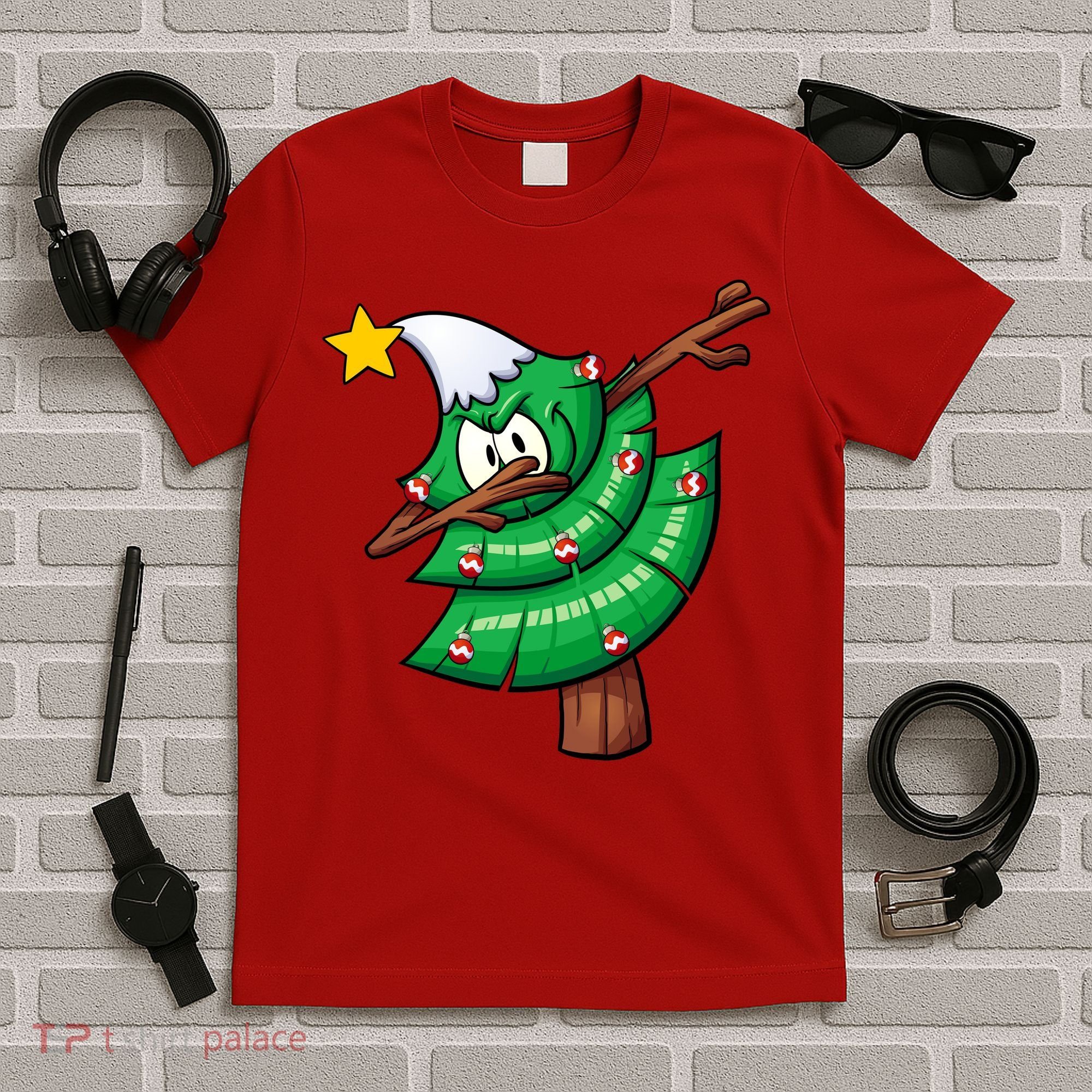 Dabbing Christmas Tree T-Shirt