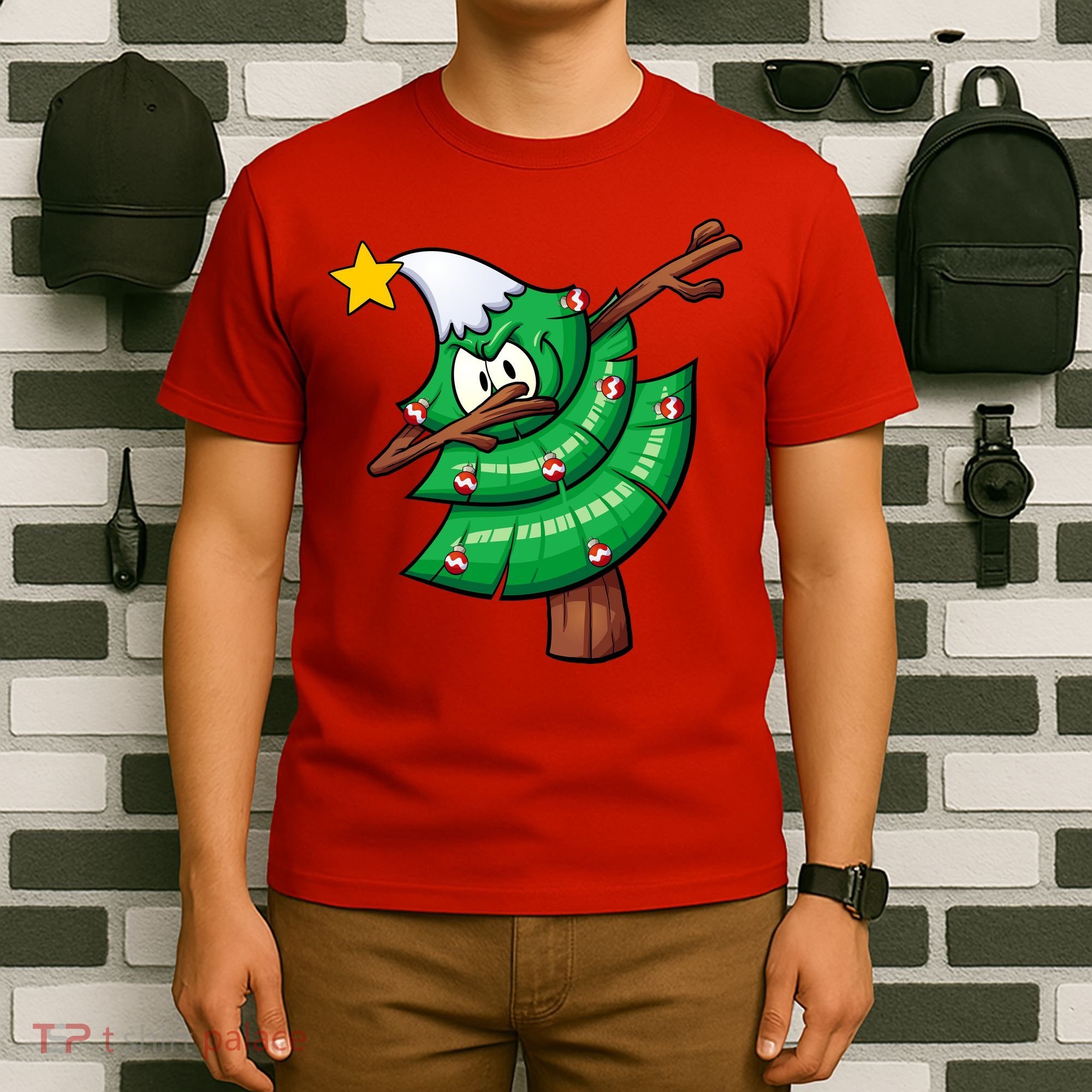 Dabbing Christmas Tree T-Shirt