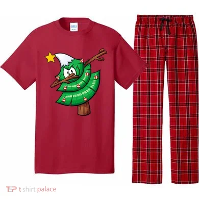 Dabbing Christmas Tree Pajama Set