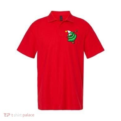 Dabbing Christmas Tree Polo