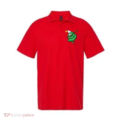 Dabbing Christmas Tree Polo