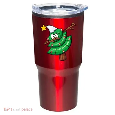 Dabbing Christmas Tree Tumbler