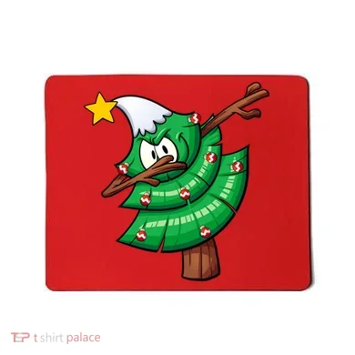 Dabbing Christmas Tree Mousepad