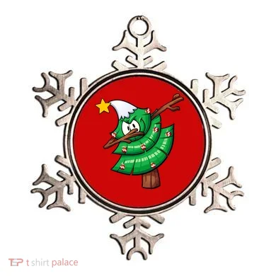 Dabbing Christmas Tree Ornament