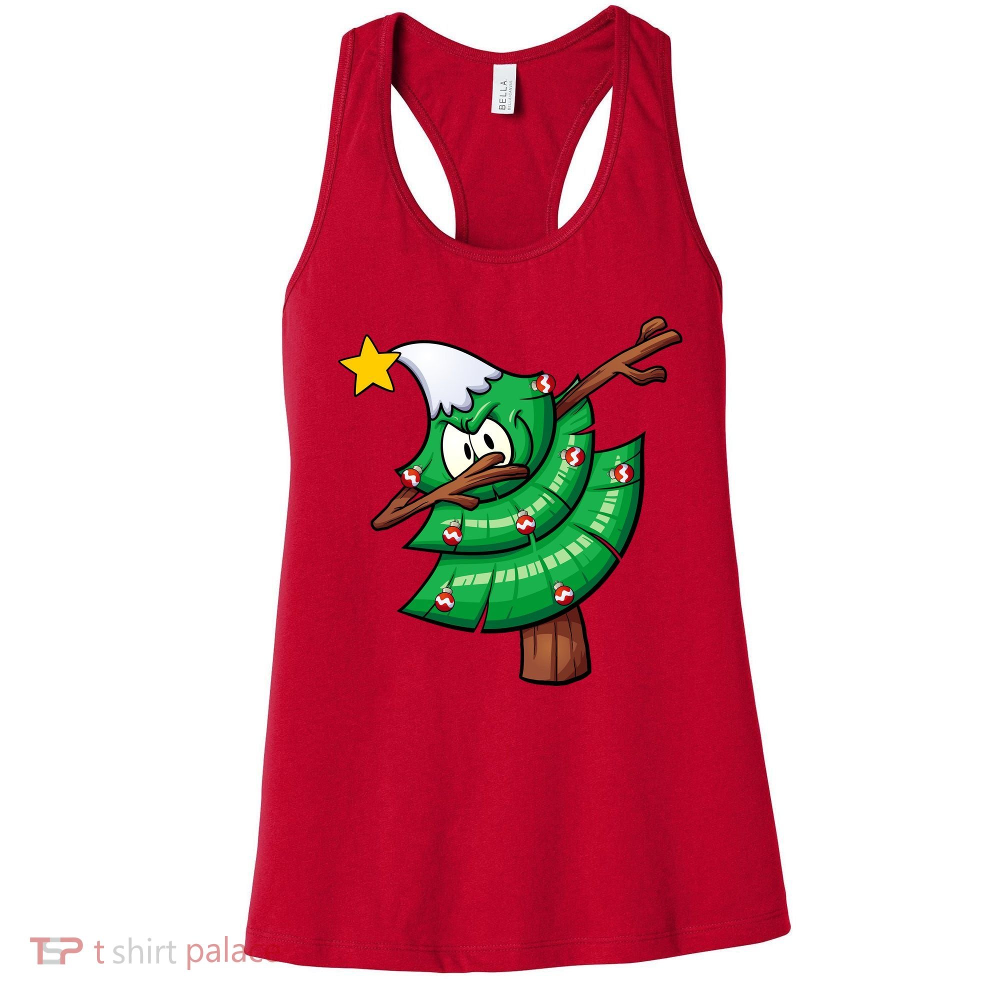 Dabbing Christmas Tree Women's Tank Top