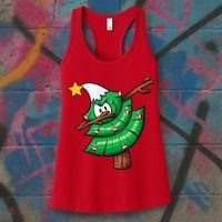 Dabbing Christmas Tree Women's Tank Top thumb 3