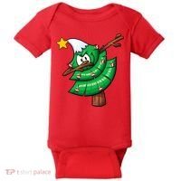 Dabbing Christmas Tree Baby Bodysuit thumb 0