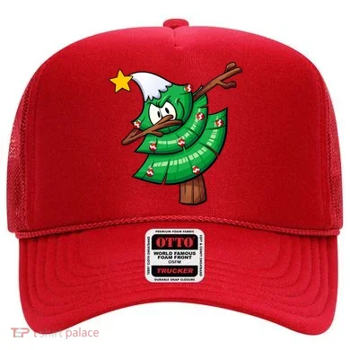 Dabbing Christmas Tree Hat