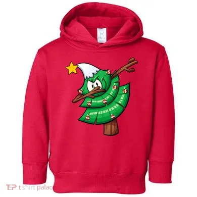 Dabbing Christmas Tree Toddler Hoodie