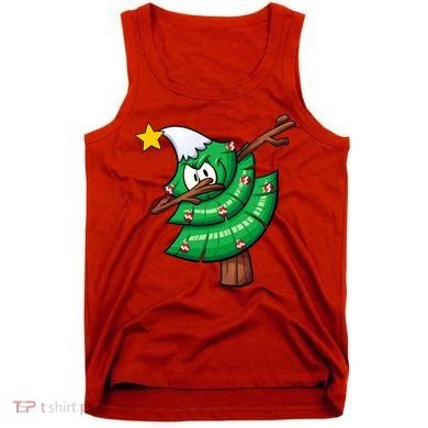 Dabbing Christmas Tree Tank Top
