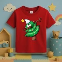 Dabbing Christmas Tree Toddler T-Shirt thumb 3