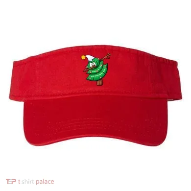 Dabbing Christmas Tree Visor