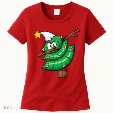 Dabbing Christmas Tree Women's T-Shirt