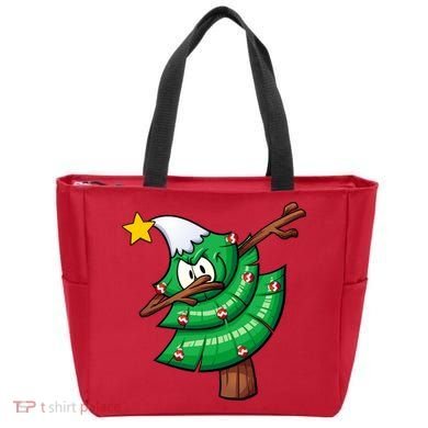 Dabbing Christmas Tree Tote Bag