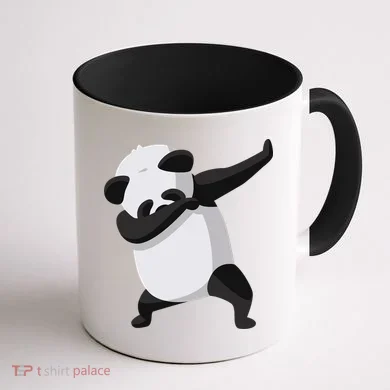 Dabbing Dab Panda Coffee Mug back