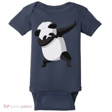 Dabbing Dab Panda Baby Bodysuit