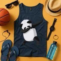 Dabbing Dab Panda Tank Top thumb 4