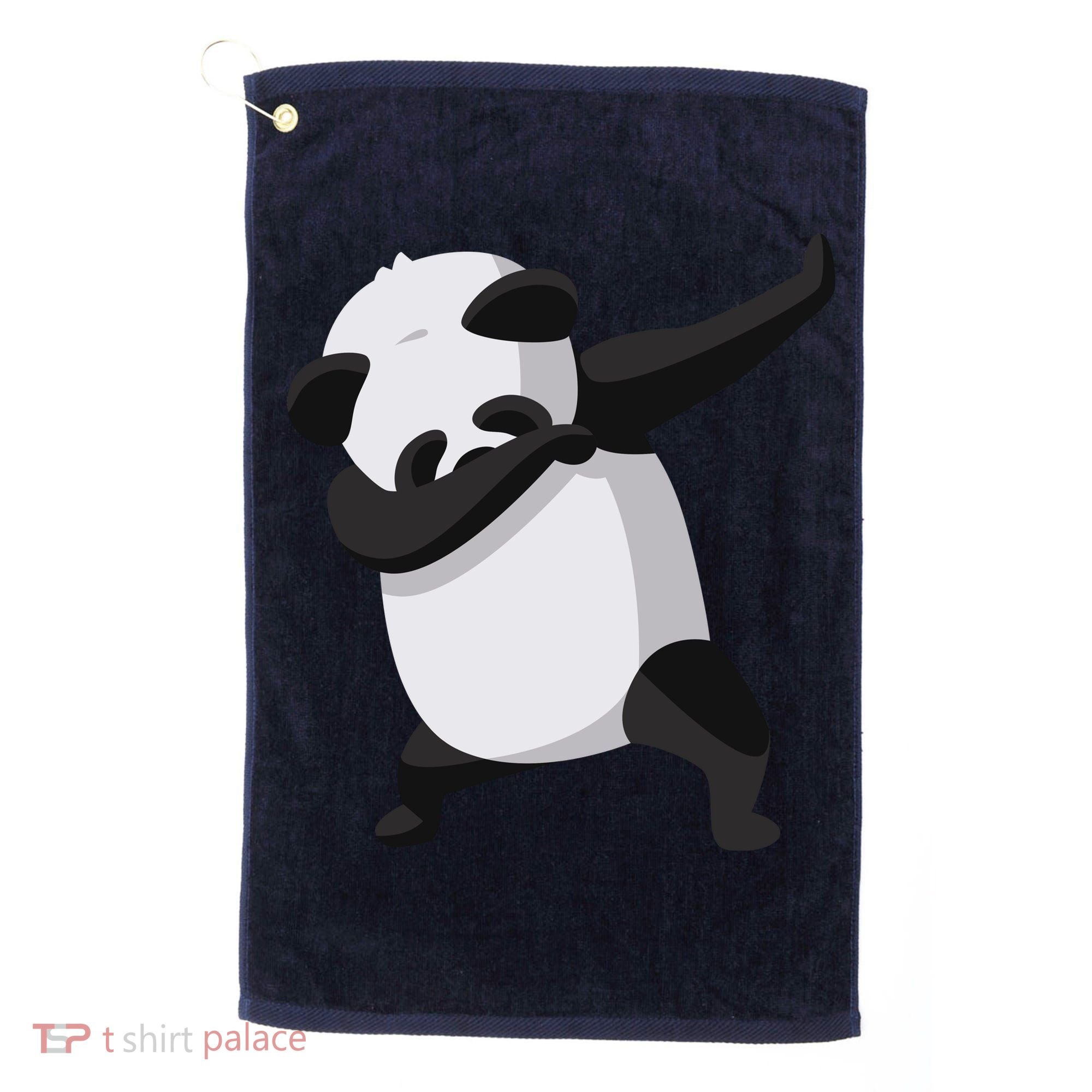 Dabbing Dab Panda Golf Towel
