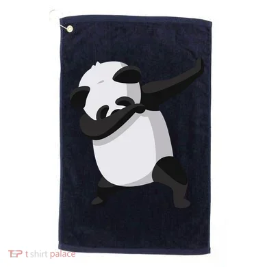 Dabbing Dab Panda Golf Towel