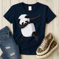 Dabbing Dab Panda Women's T-Shirt thumb 3
