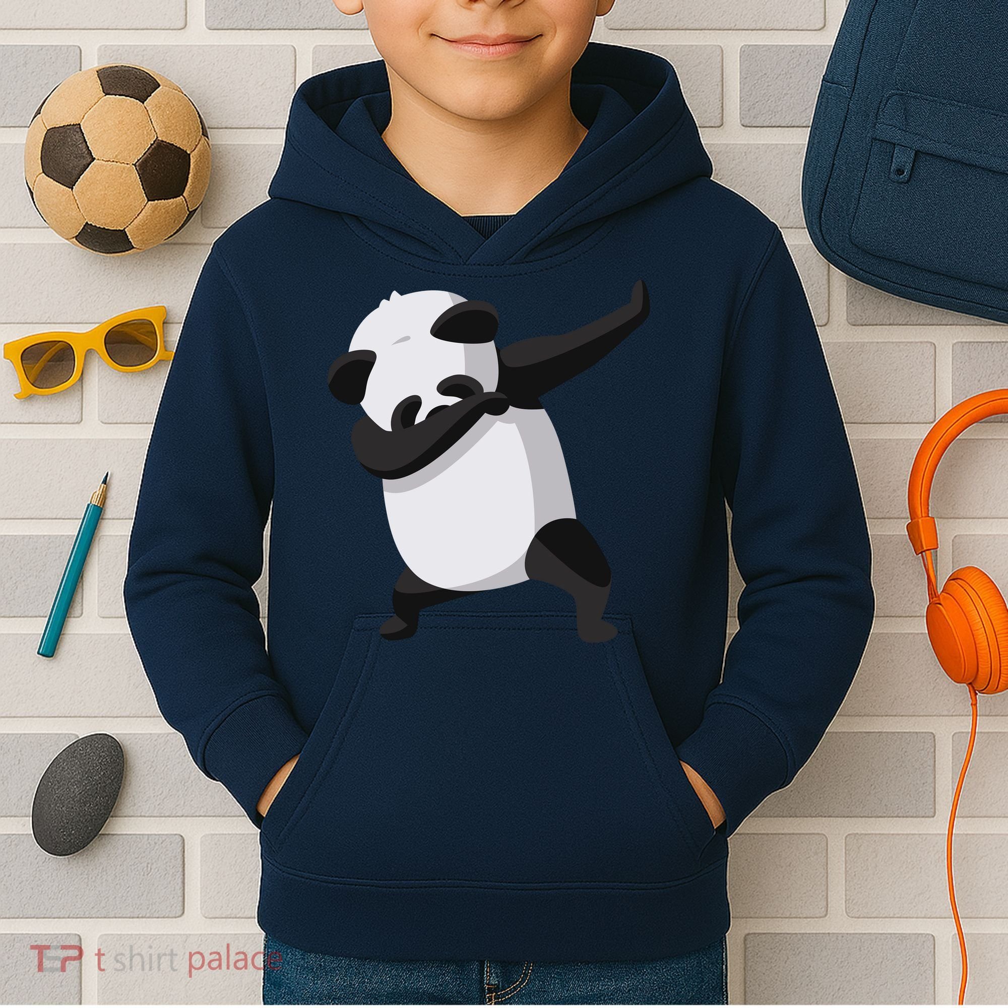 Dabbing Dab Panda Kids Hoodie