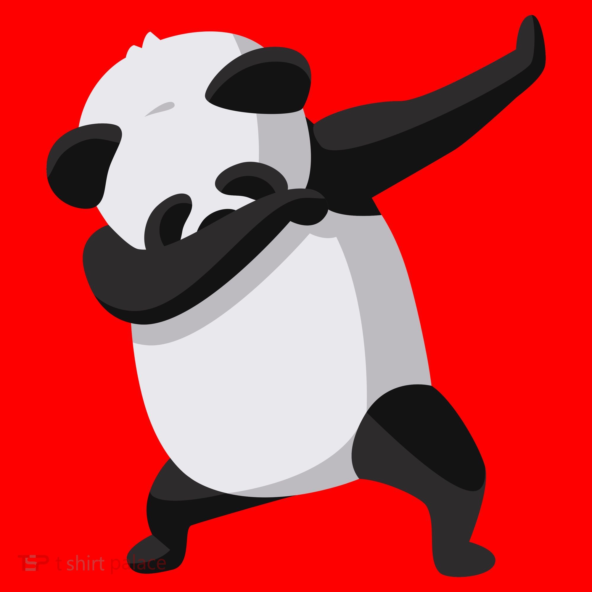 Dabbing Dab Panda Santa Hat