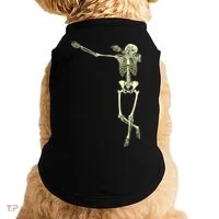Dabbing Dab Skeleton Doggie Tank thumb 0