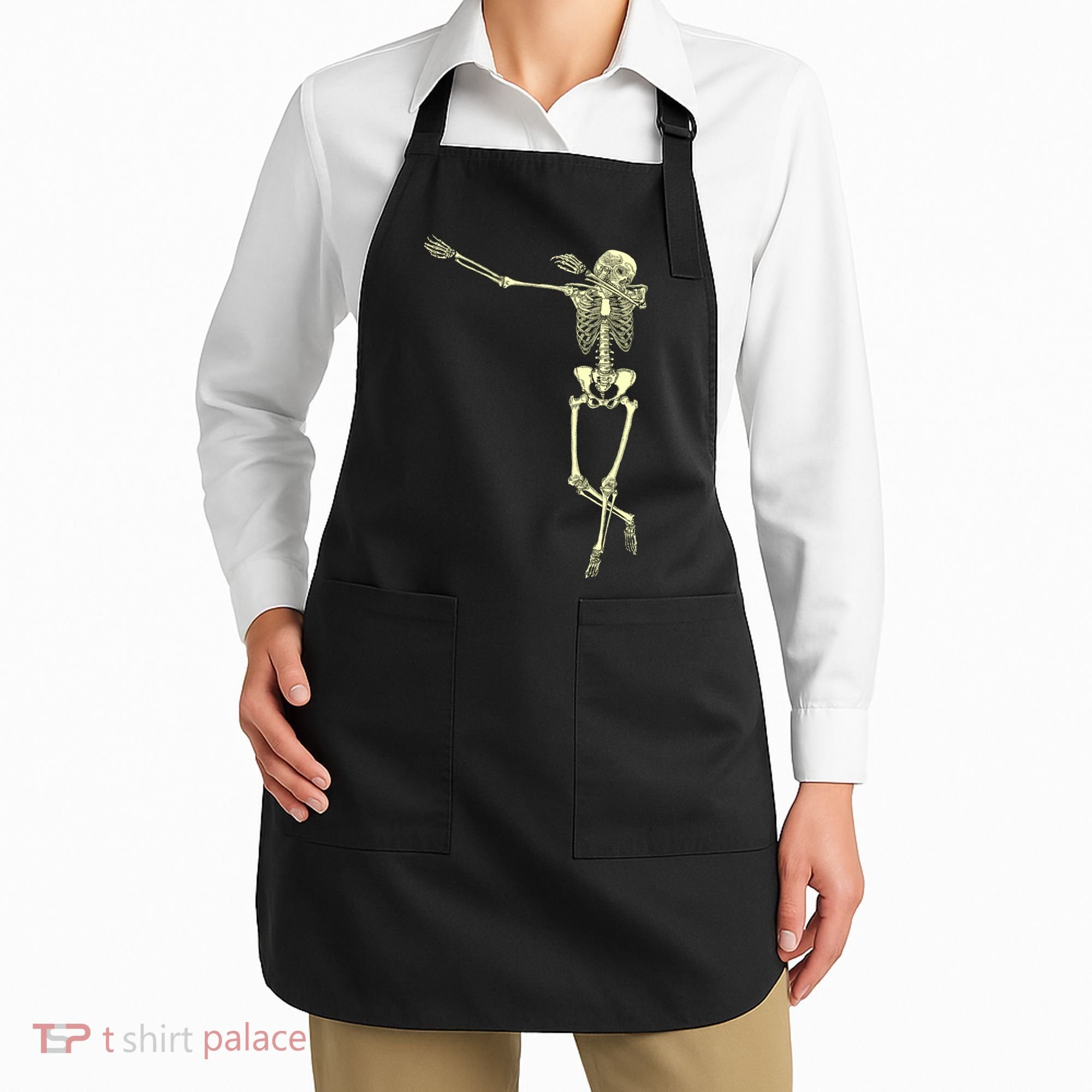 Dabbing Dab Skeleton Apron