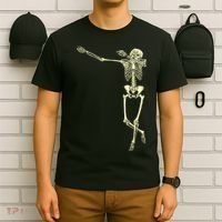 Dabbing Dab Skeleton T-Shirt thumb 6