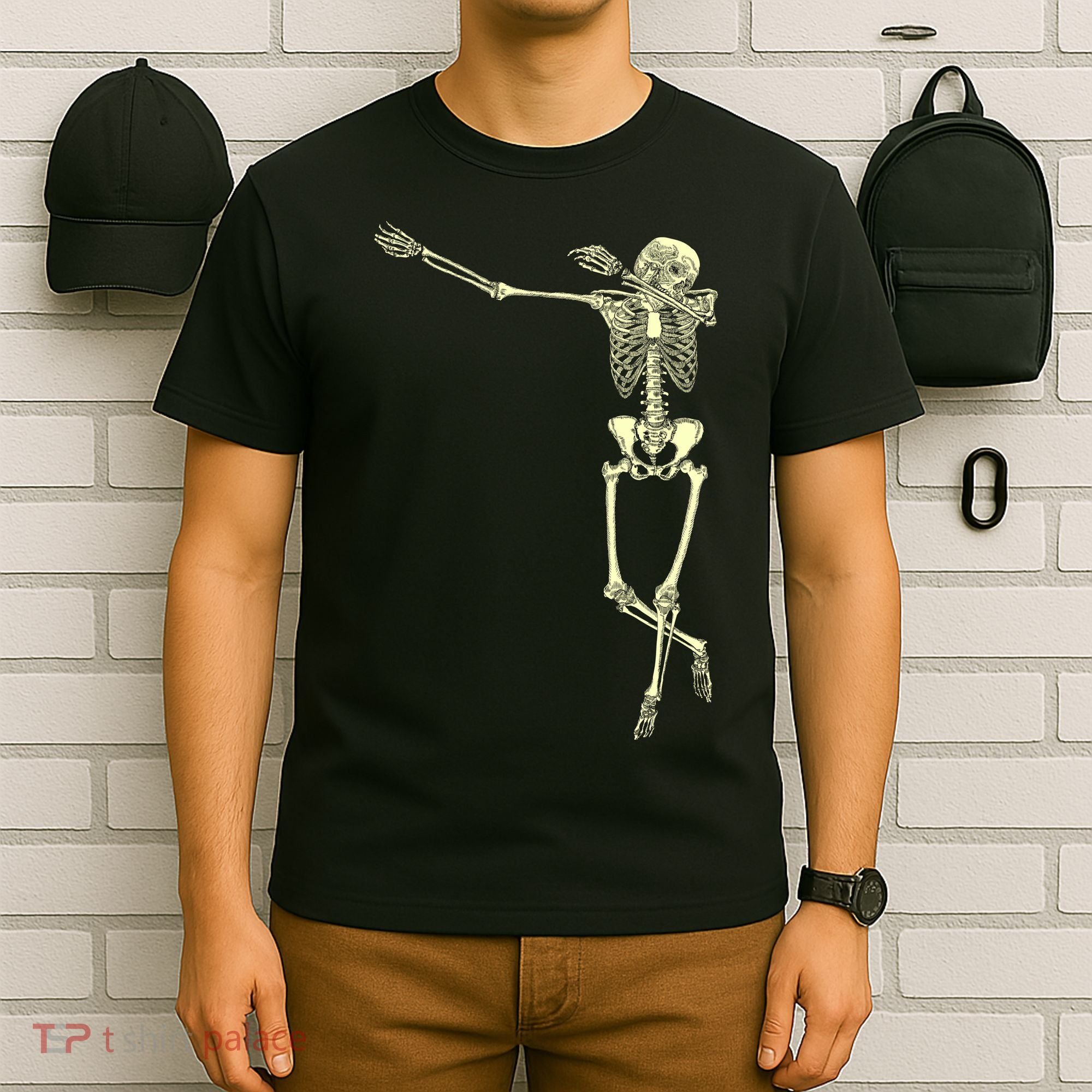 Dabbing Dab Skeleton T-Shirt