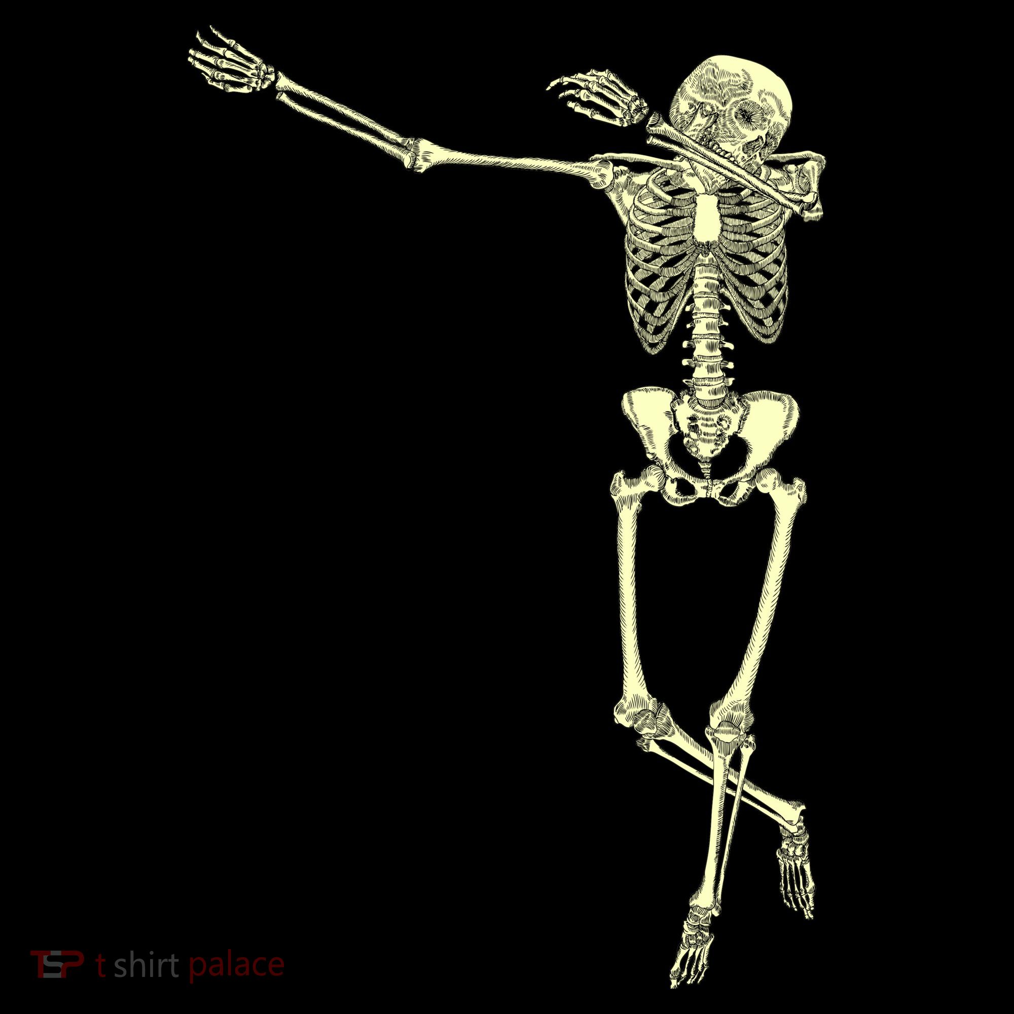 Dabbing Dab Skeleton T-Shirt