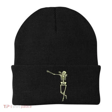 Dabbing Dab Skeleton Beanie