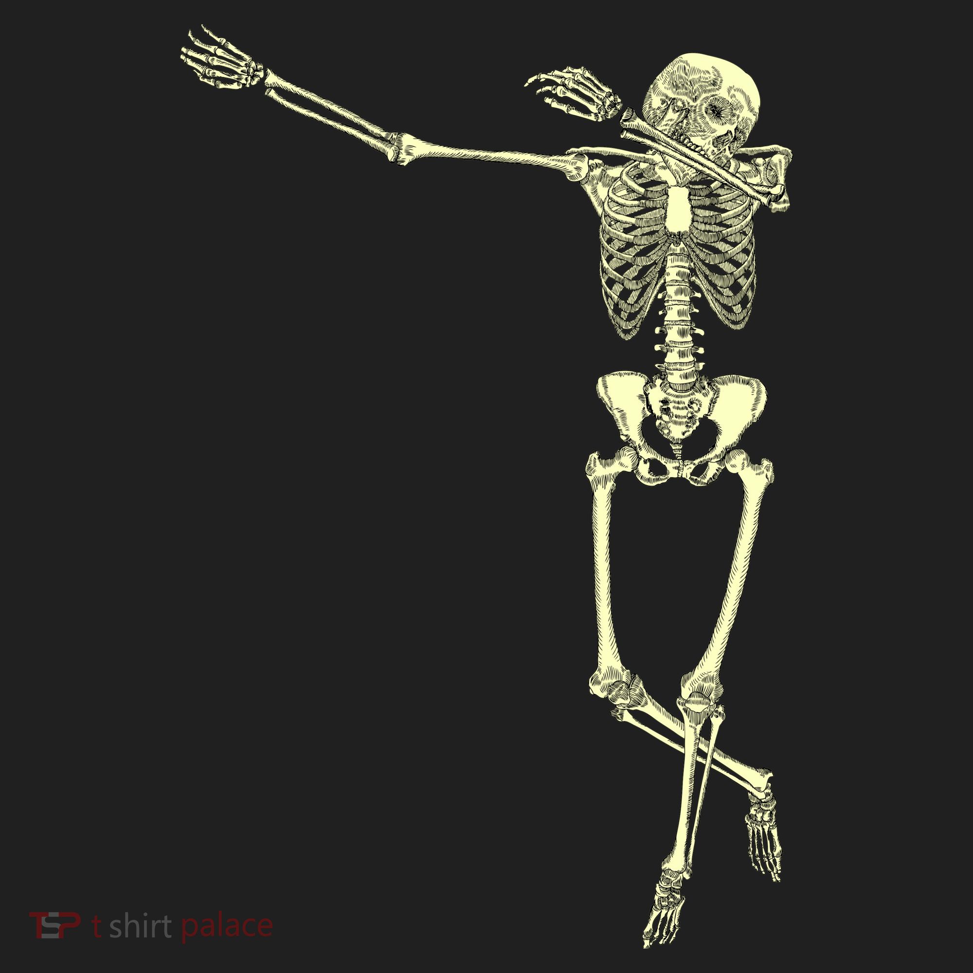 Dabbing Dab Skeleton Beanie