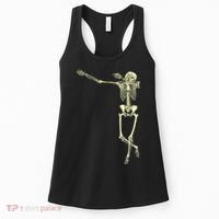 Dabbing Dab Skeleton Women's Tank Top thumb 0