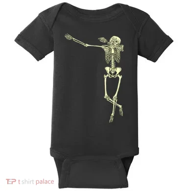 Dabbing Dab Skeleton Baby Bodysuit