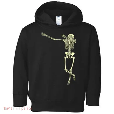 Dabbing Dab Skeleton Toddler Hoodie