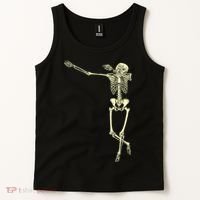 Dabbing Dab Skeleton Tank Top thumb 2