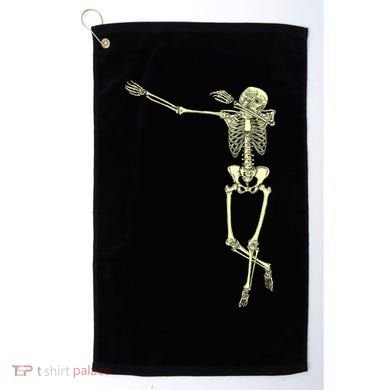 Dabbing Dab Skeleton Golf Towel