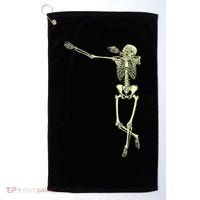 Dabbing Dab Skeleton Golf Towel thumb 0