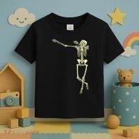 Dabbing Dab Skeleton Toddler T-Shirt thumb 3