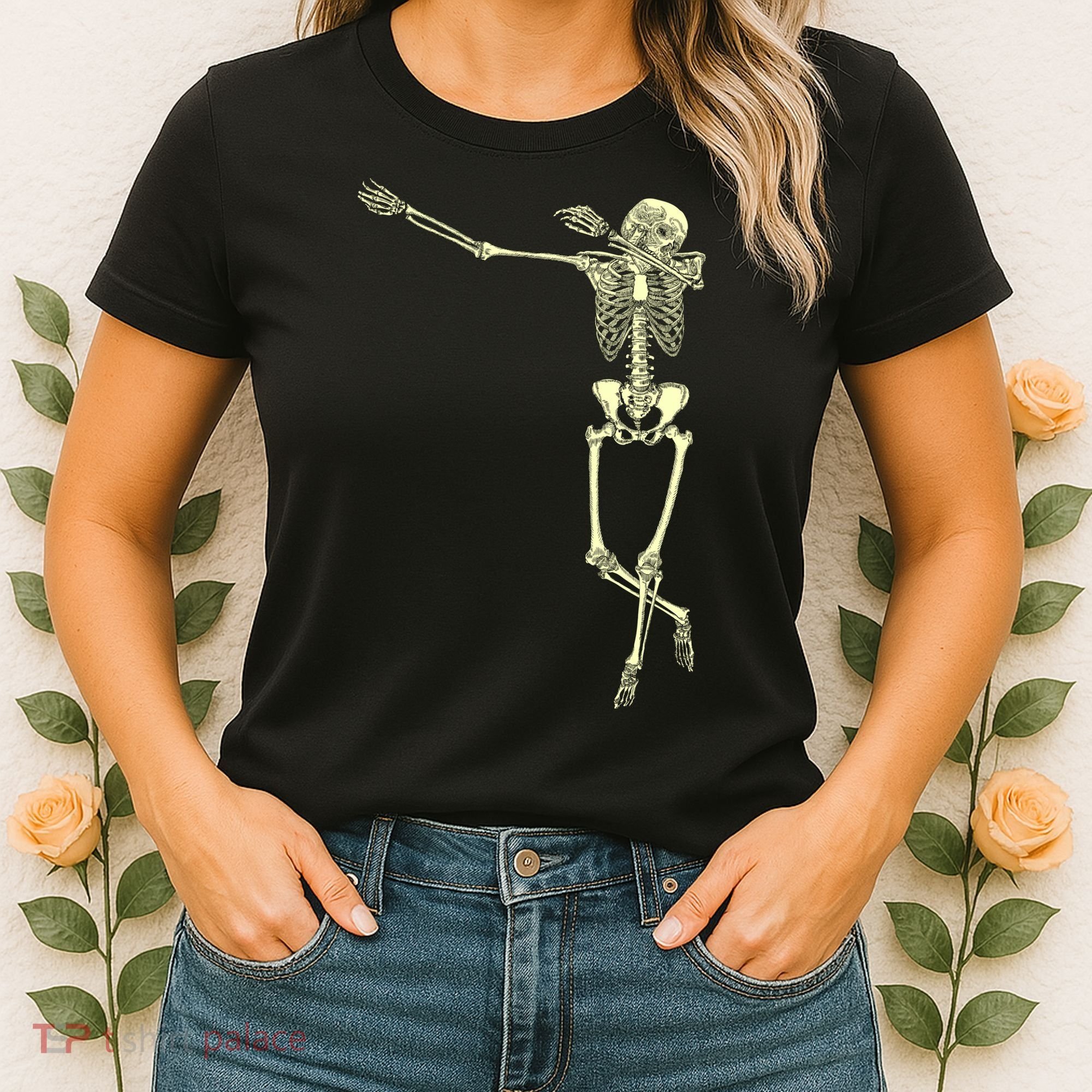 Dabbing Dab Skeleton Women's T-Shirt
